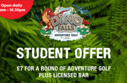 Dino Falls Student Offer Adventure Golf