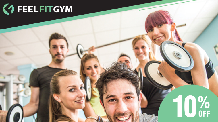 FeelFitGym l Central l 10% Student Membership
