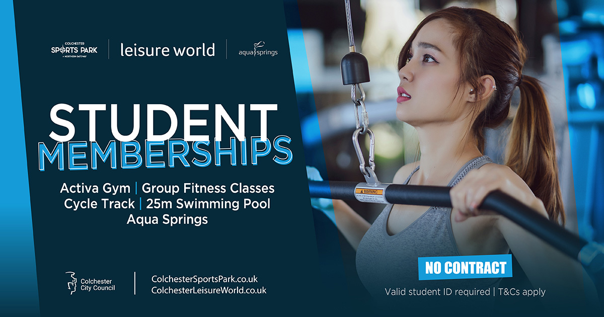 Colchester Students! Student Gym Membership