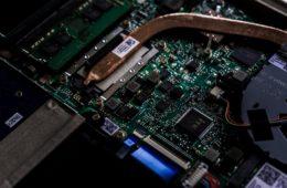 Inside a laptop capable of running many operating systems