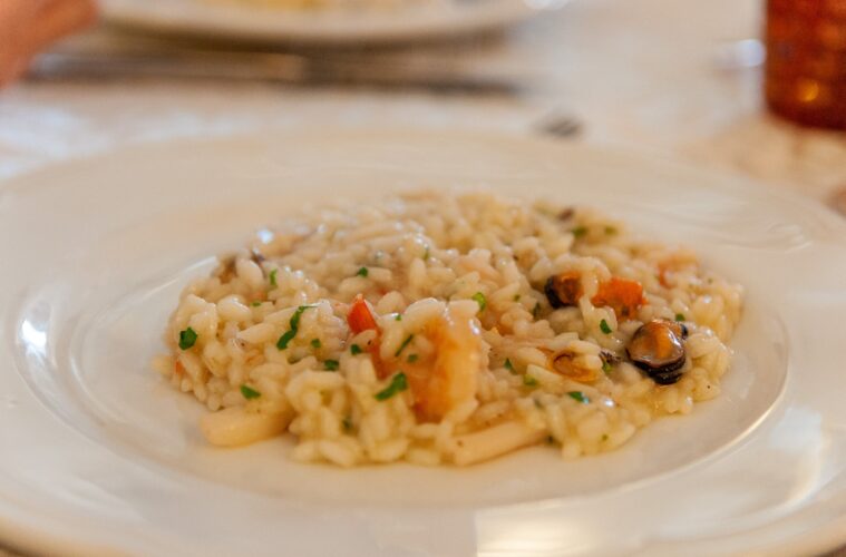 Healthy Risotto with Salmon